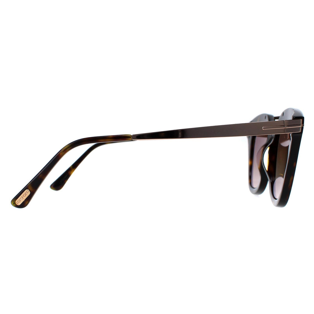 Tom Ford Sunglasses 0575 Anna 52G Dark Havana Brown Mirror