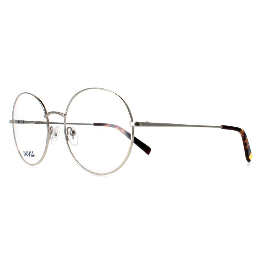 INVU Glasses Frames B3117 B White Gold Men Women