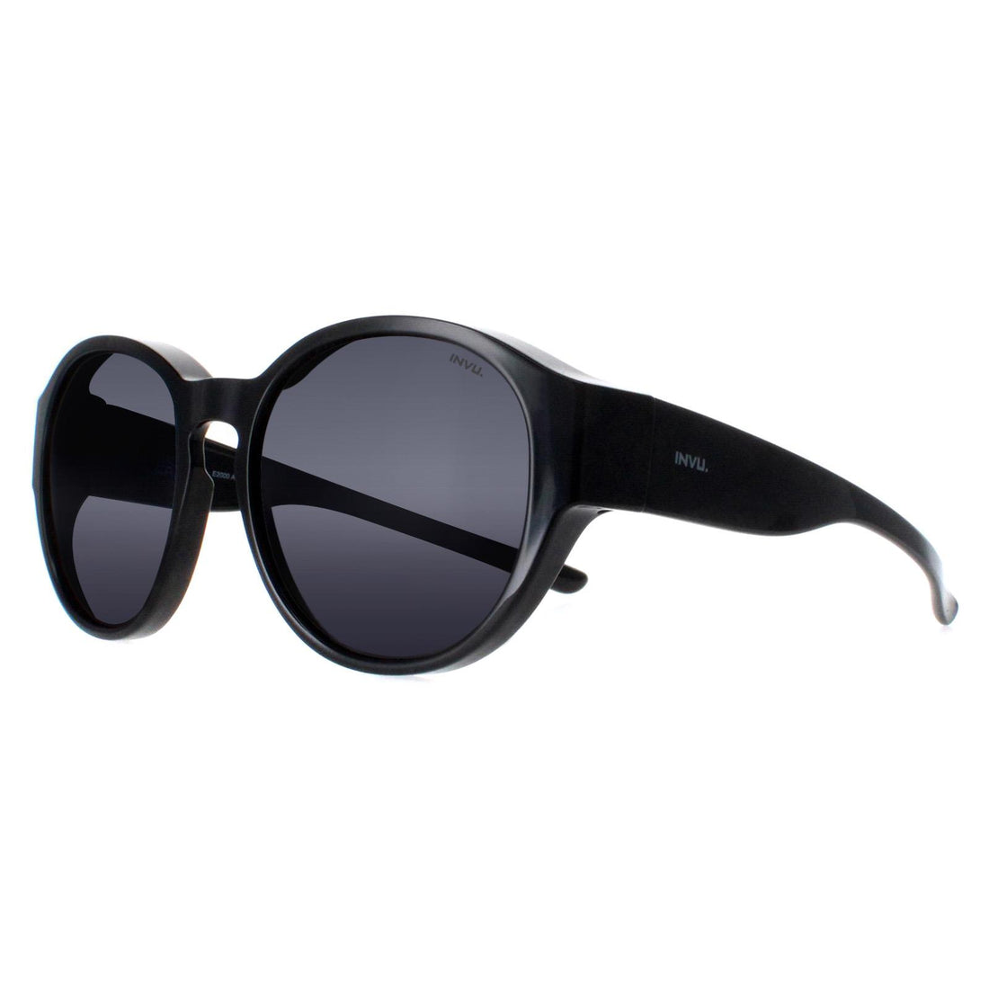 INVU Sunglasses E2000 A Black Grey Polarized