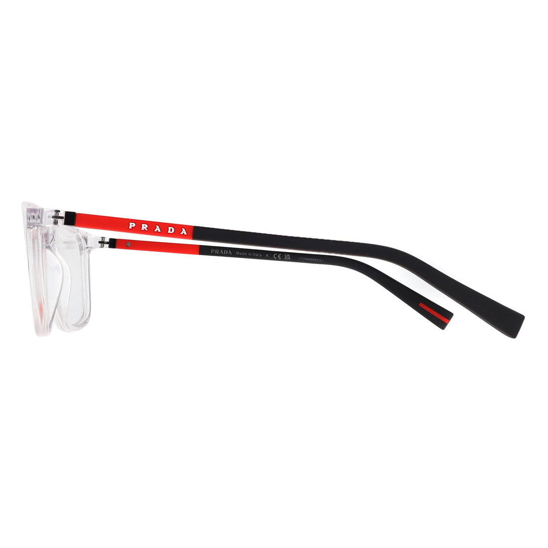 Prada Sport Glasses Frames PS03QV 2AZ1O1 Crystal Men