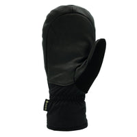 POW Black Wayback GTX Short Mens Mitten Snow Glove - M
