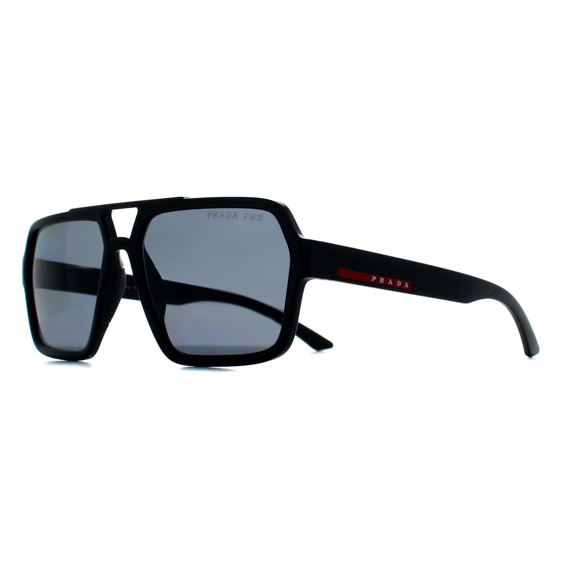 Prada Sport Sunglasses PSA06S 1AB02G Black Dark Grey Polarized