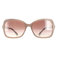 Jimmy Choo BETT/S Sunglasses Nude Brown Silver Mirror