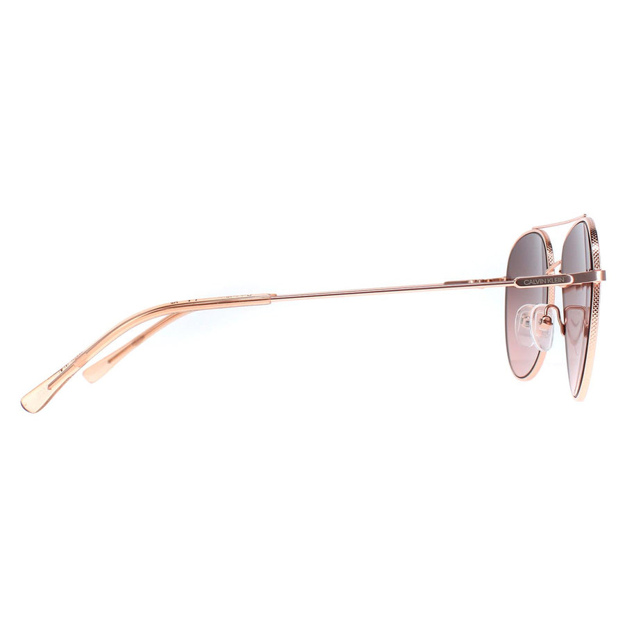 Calvin Klein Sunglasses CK20120S 780 Rose Gold Brown Gradient