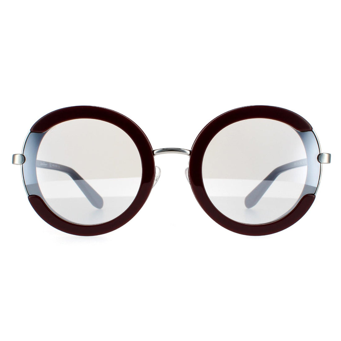 Salvatore Ferragamo Sunglasses SF164S 604 Burgundy Grey