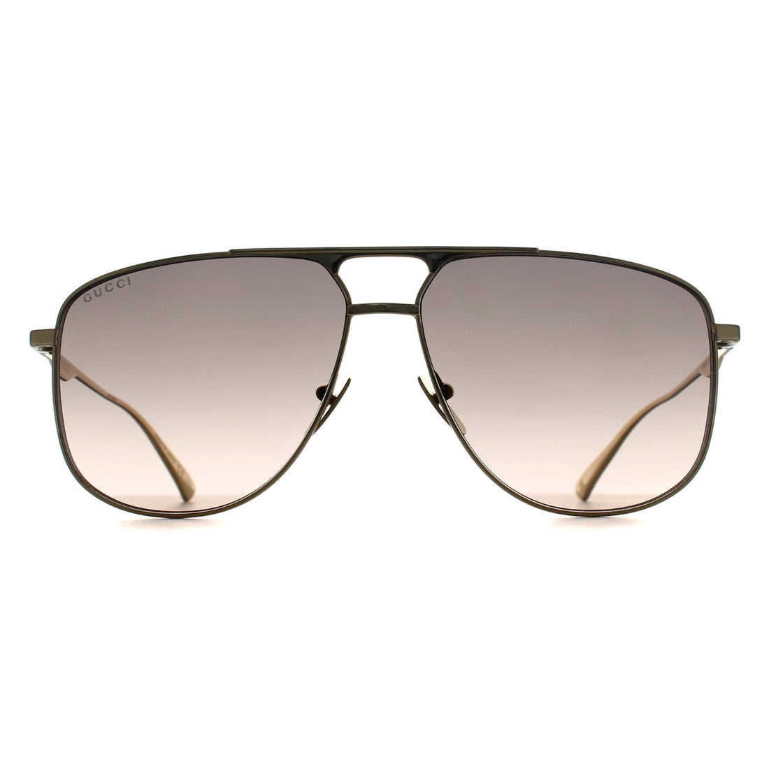 Gucci Sunglasses GG0336S 001 Gold Brown Gradient