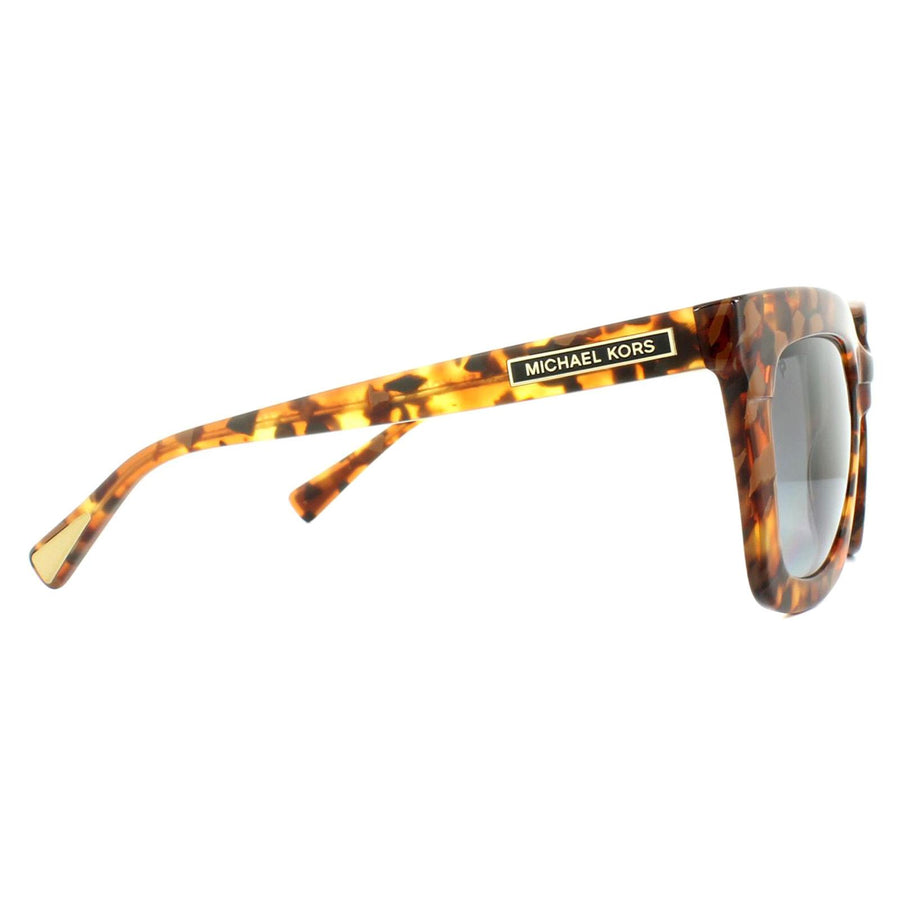 Michael Kors Sunglasses Polynesia MK2013 3066T3 Brown Tortoise Grey Gradient Polarized