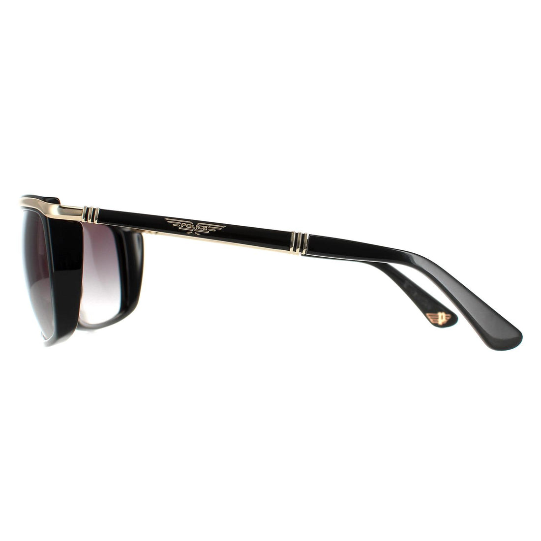 Police Sunglasses SPLB45 Origins 39 0301 Black Rose Gold Grey Gradient