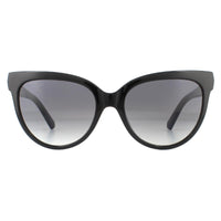 Swarovski SK0187 Sunglasses Shiny Black / Grey Gradient