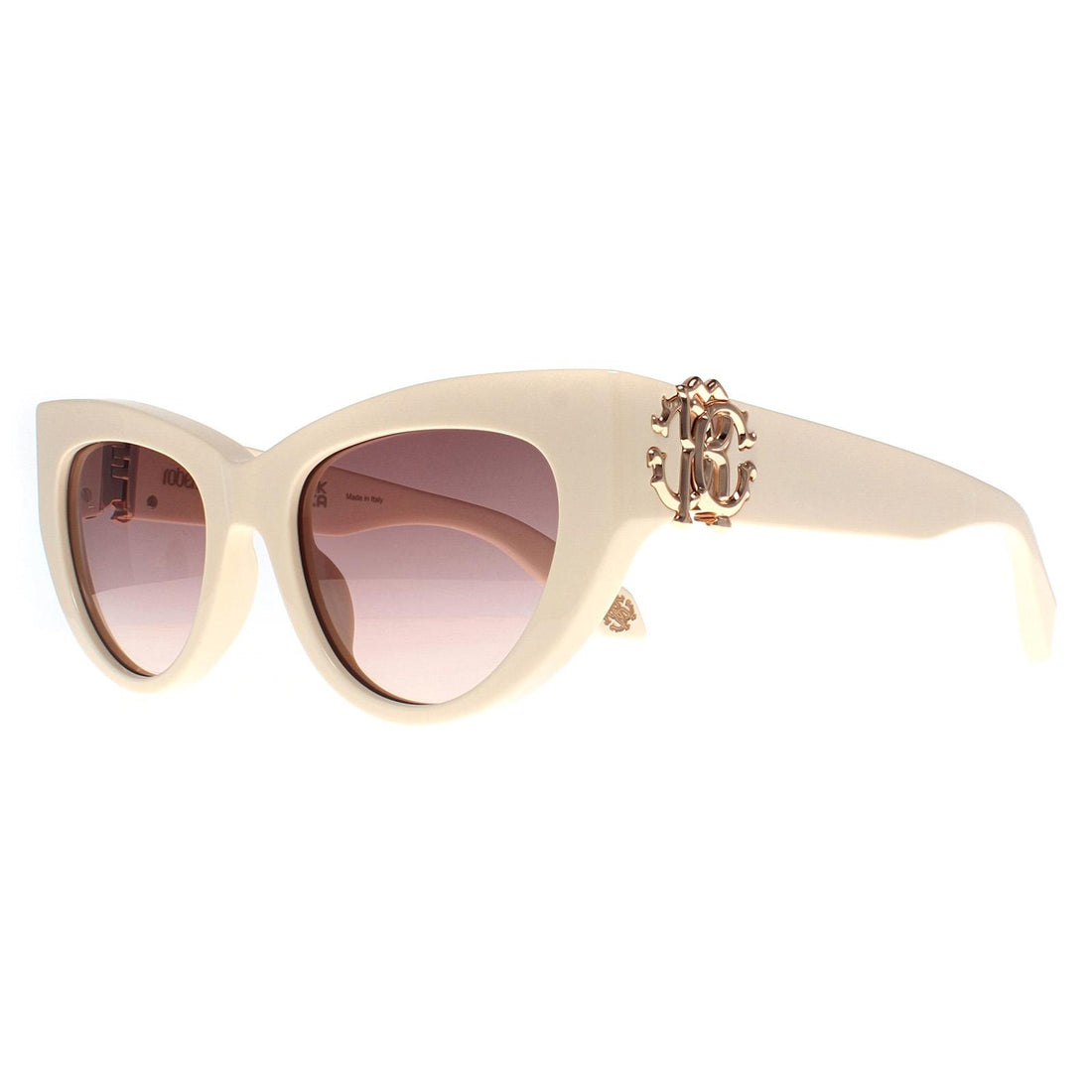 Roberto Cavalli Sunglasses SRC017M 09X7 Shiny Beige Brown Gradient