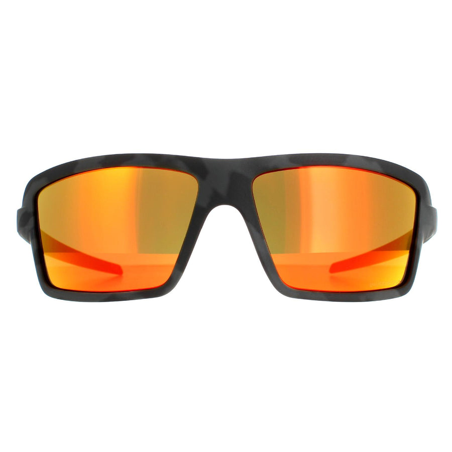 Oakley Cables Sunglasses Black Camo Prizm Ruby