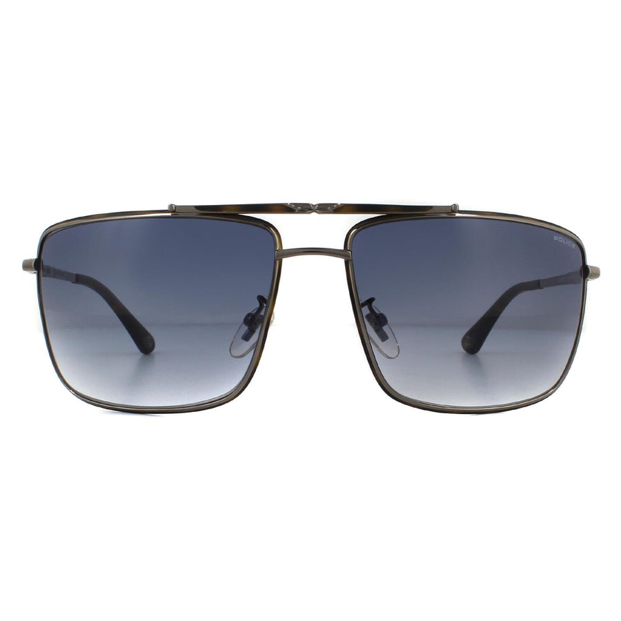 Police Origins 11 SPL965 Sunglasses Shiny Gunmetal / Smoke Grey Gradient