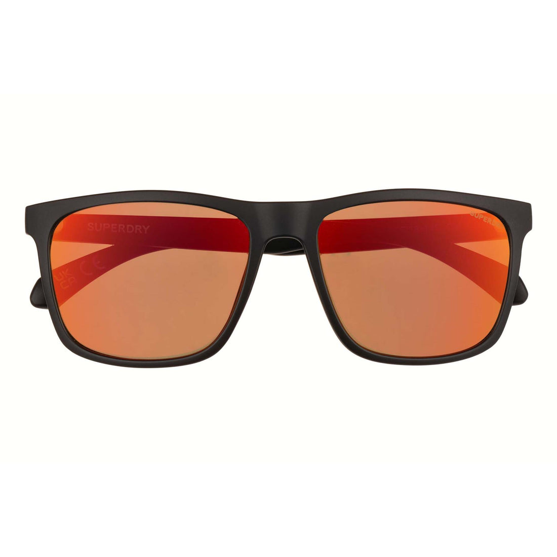 Superdry Sunglasses SDS-5015 104 Black Orange Mirror