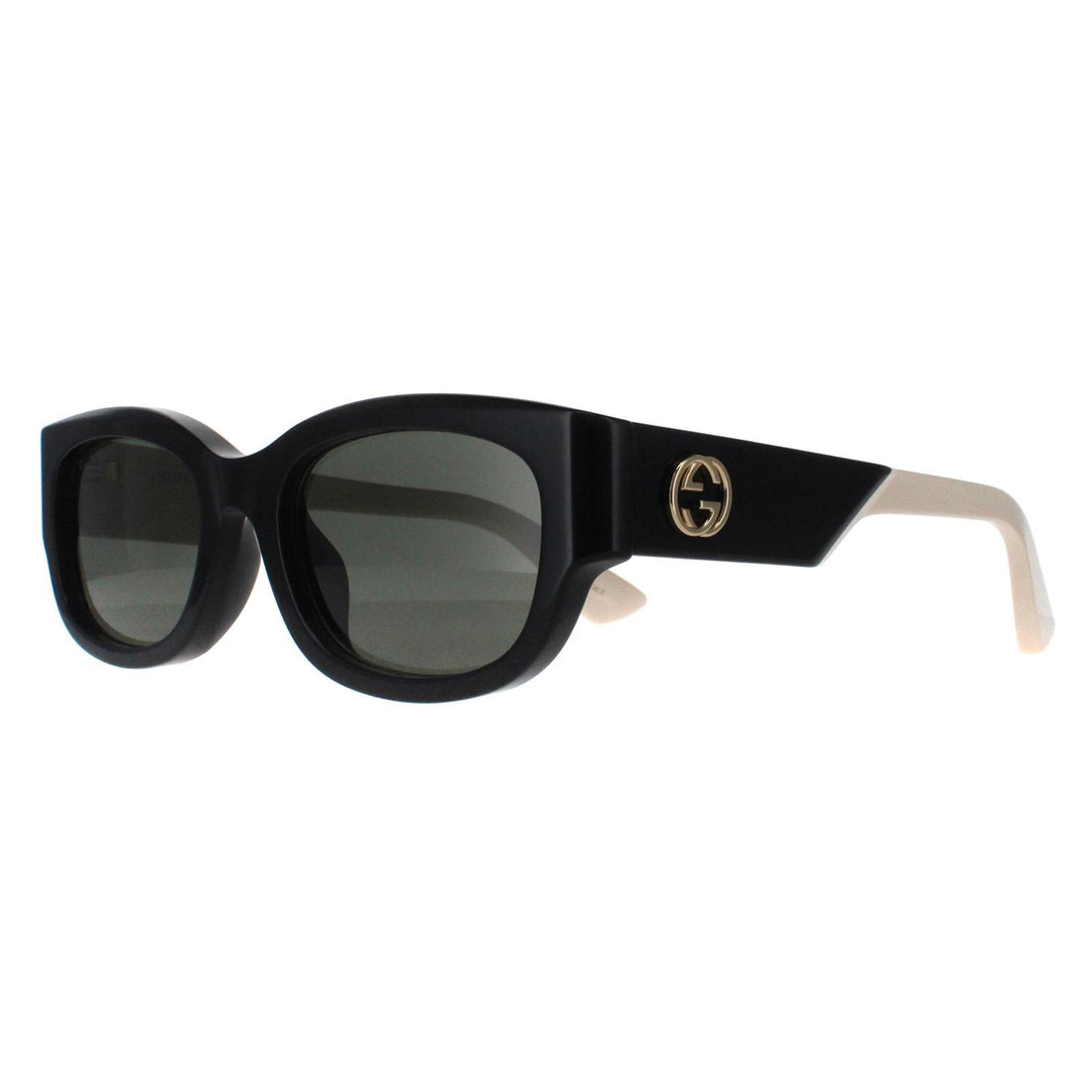 Gucci Sunglasses GG1667SK 001 Black with Ivory Grey