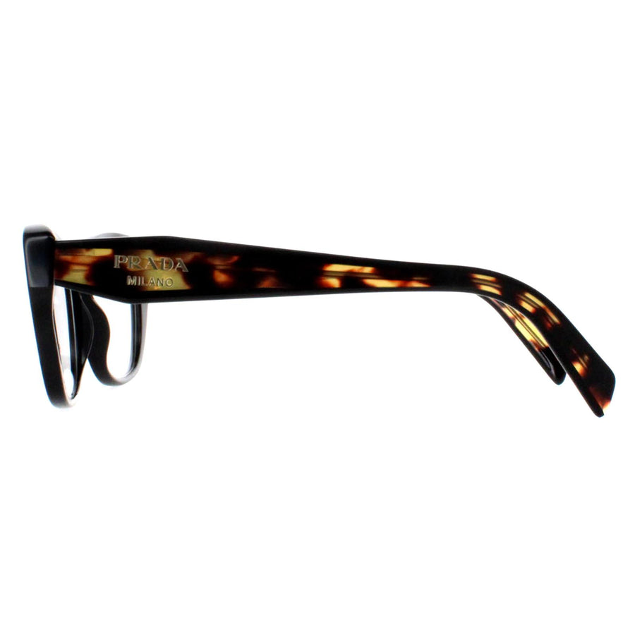 Prada Eyeglasses PR19WV 1AB1O1 Black Women