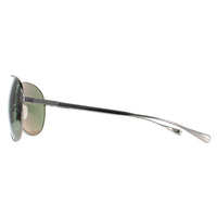 Chopard Sunglasses SCHD57M 568P Titanium Gunmetal Grey Green Polarized