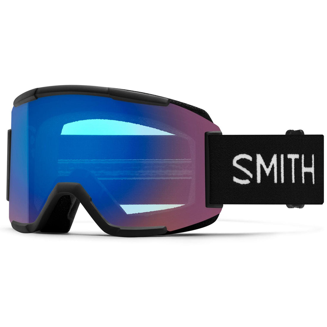 Smith Ski Goggles Squad 2QJ MO Black ChromaPop Storm Rose Flash & Yellow