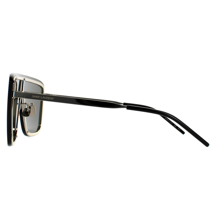 Saint Laurent Sunglasses SL 364 MASK 001 Silver Grey