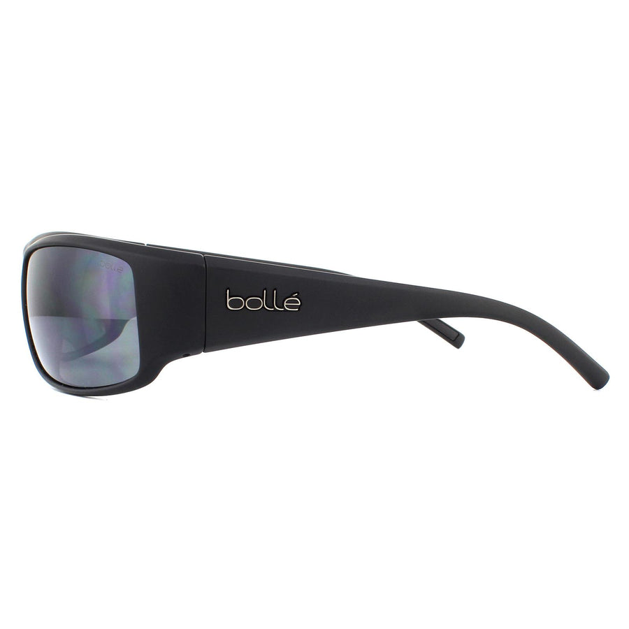 Bolle Sunglasses King 12573 Matte Black TNS Grey Polarized
