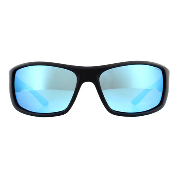 Polaroid Sport Sunglasses PLD 7013/S EL9 5X Matte Black Blue Mirror Polarized