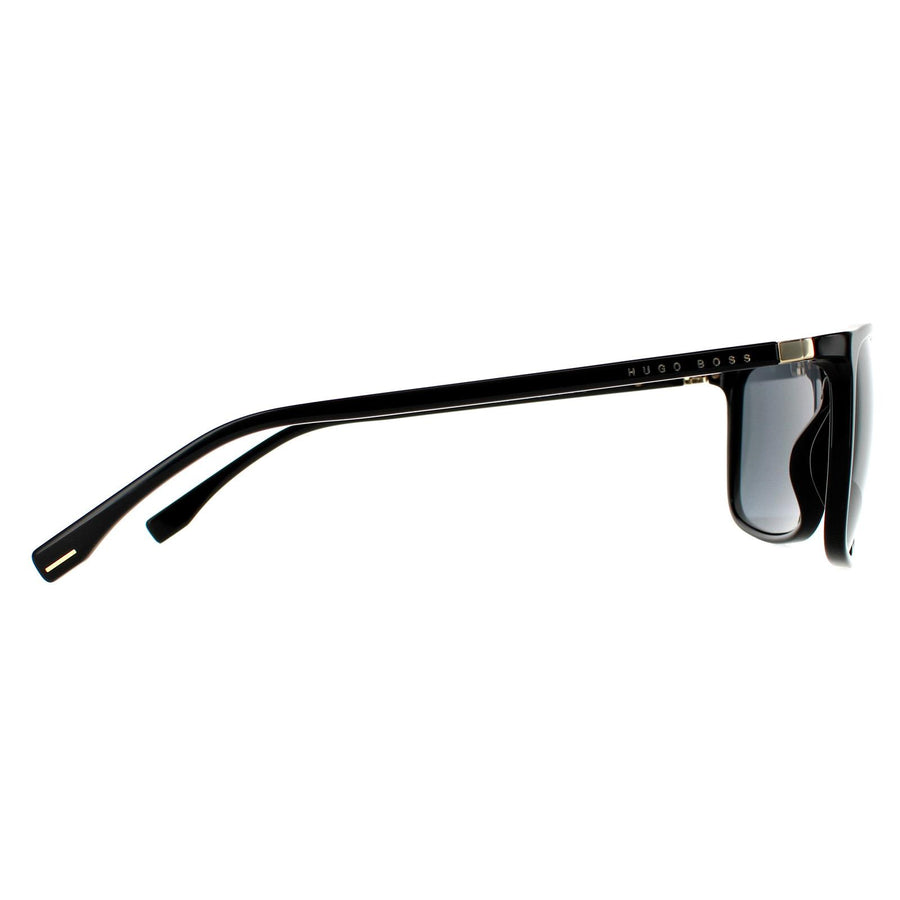 Hugo Boss Sunglasses BOSS 0665/S/IT 2M2 IR Black Gold Grey