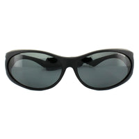 Polaroid Suncovers Fitover PLD P8900 Sunglasses Black Grey Polarized