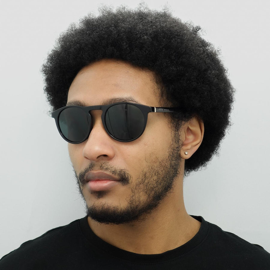 Hugo Boss Sunglasses BOSS 1083/S/IT 807 QT Black Green