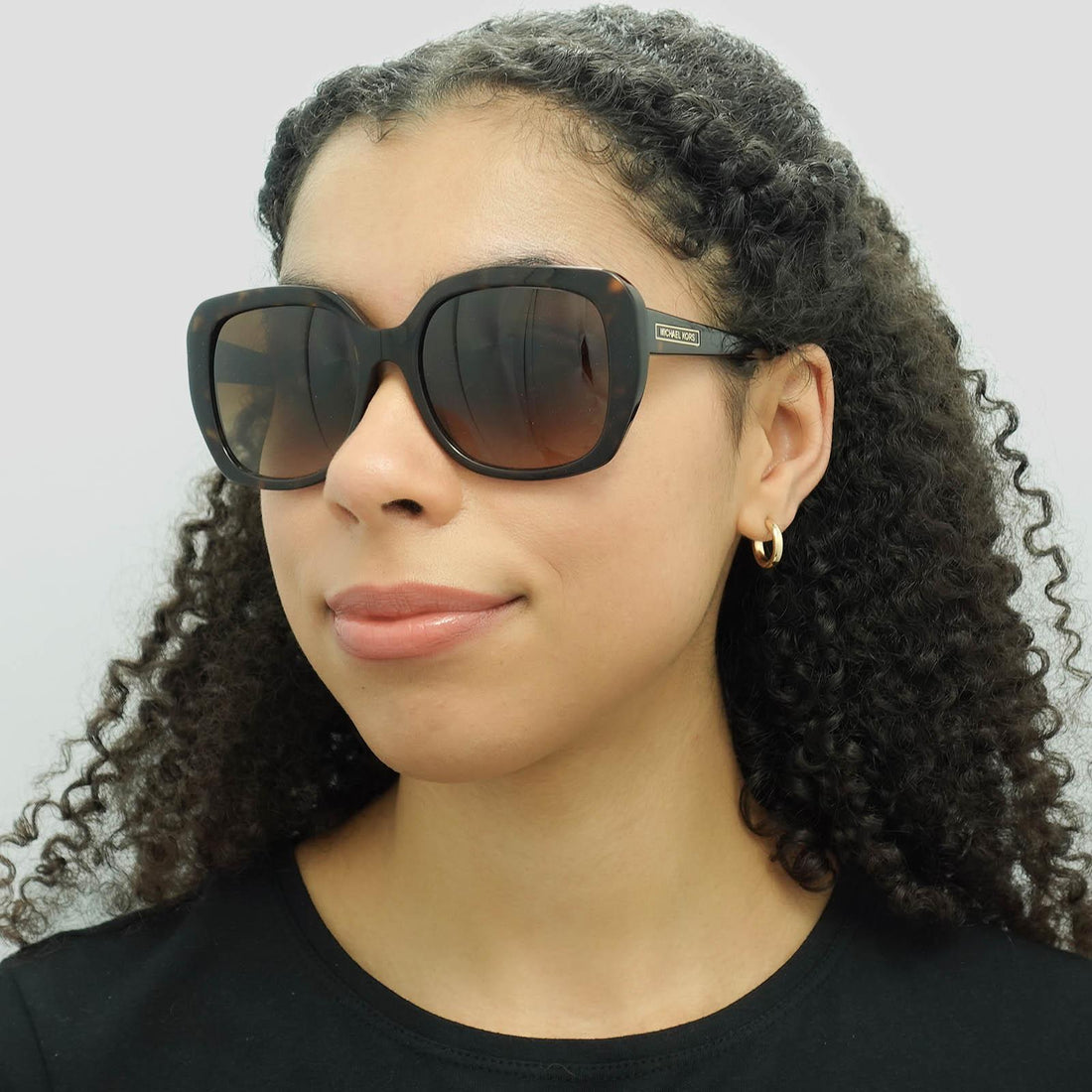 Michael Kors Sunglasses Manhasset MK2140 300613 Dark Tortoise Brown Gradient