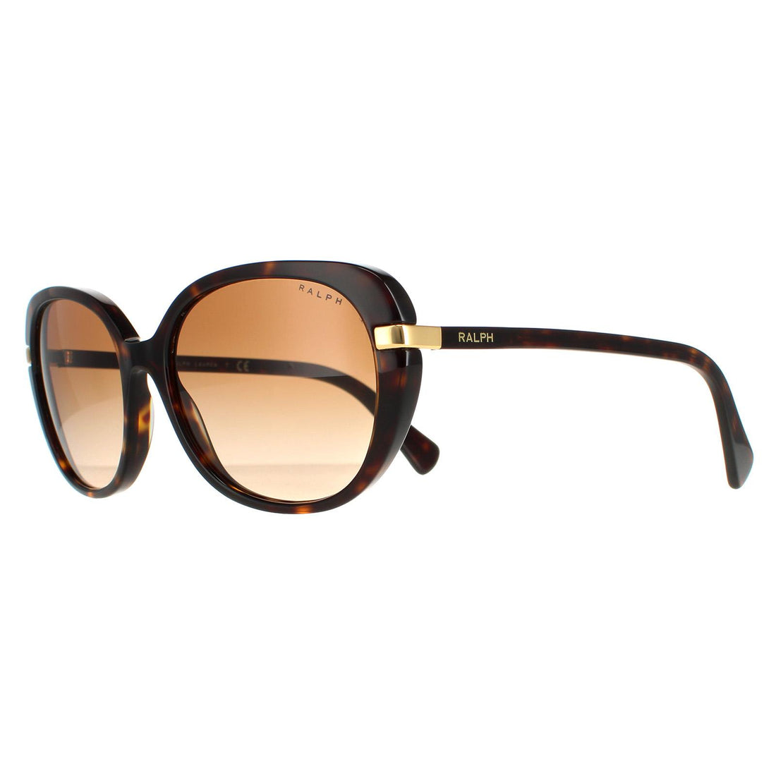 Ralph by Ralph Lauren Sunglasses RA5277 500313 Shiny Dark Havana Brown Gradient