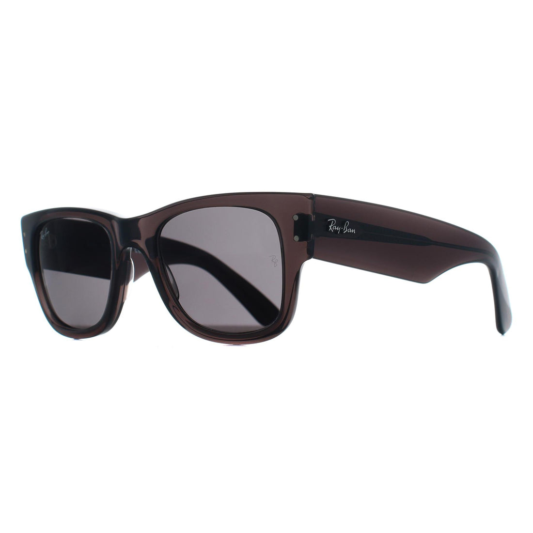 Ray-Ban Sunglasses RB0840S Mega Wayfarer 1406B1 Transparent Black Dark Grey