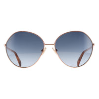 Max Mara Sunglasses MM0096 33W Gold Blue Gradient