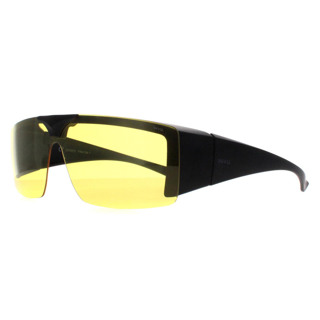 INVU Sunglasses E2700 D Matte Black High Yellow