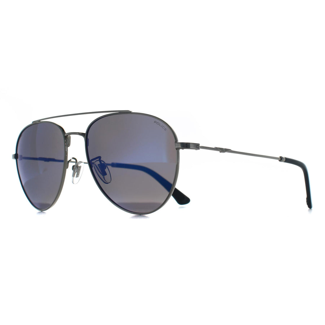 Police Sunglasses SPLP20E Origins Lite 29 579P Shiny Palladium Blue Gradient