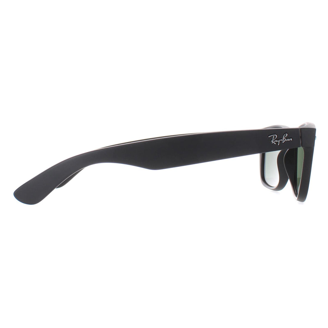 Ray-Ban Sunglasses New Wayfarer 2132 622 Black Rubber Green Small 52mm