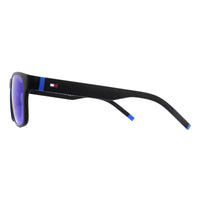 Tommy Hilfiger Sunglasses TH 1718/S 0VK Z0 Matte Black Blue Blue Mirror