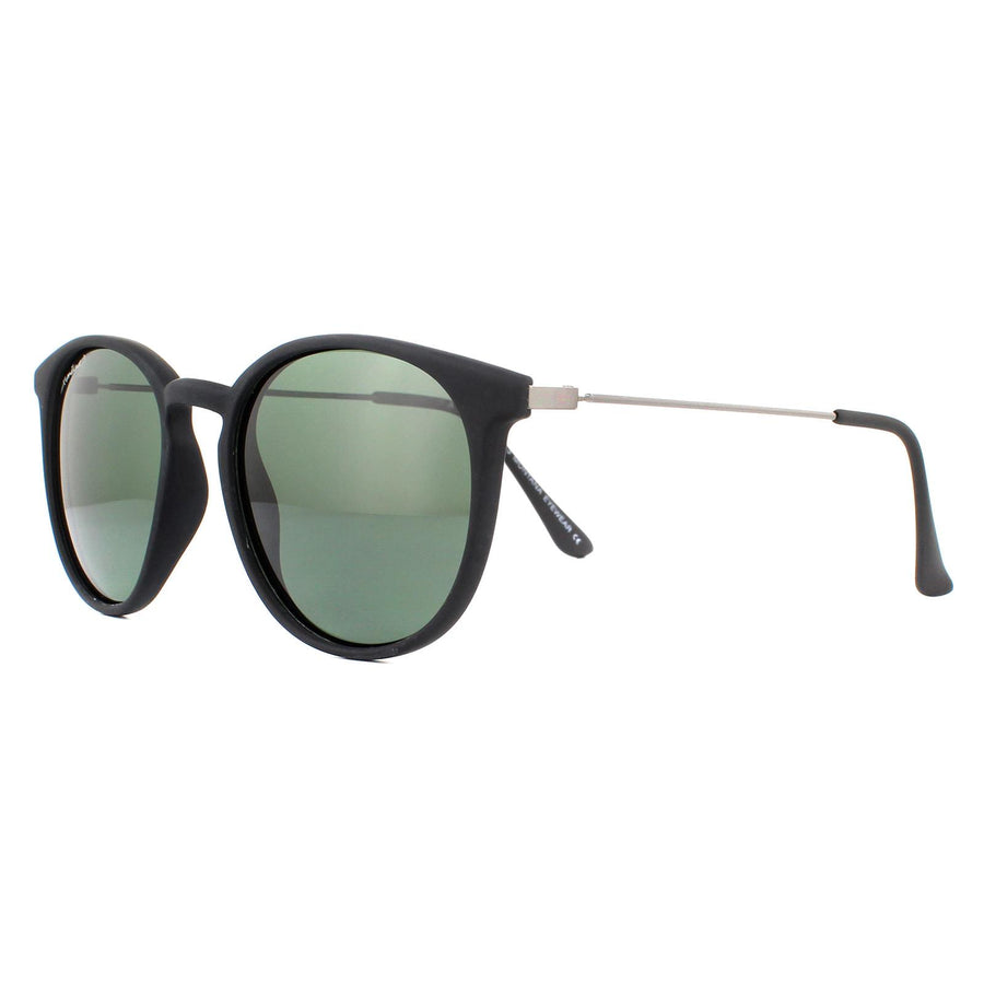 Montana Sunglasses MP33 A Black Rubbertouch G15 Green Polarized