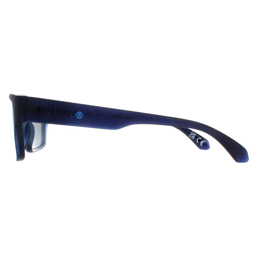 Superdry Sunglasses 5004 106 Matte Navy Silver Mirror