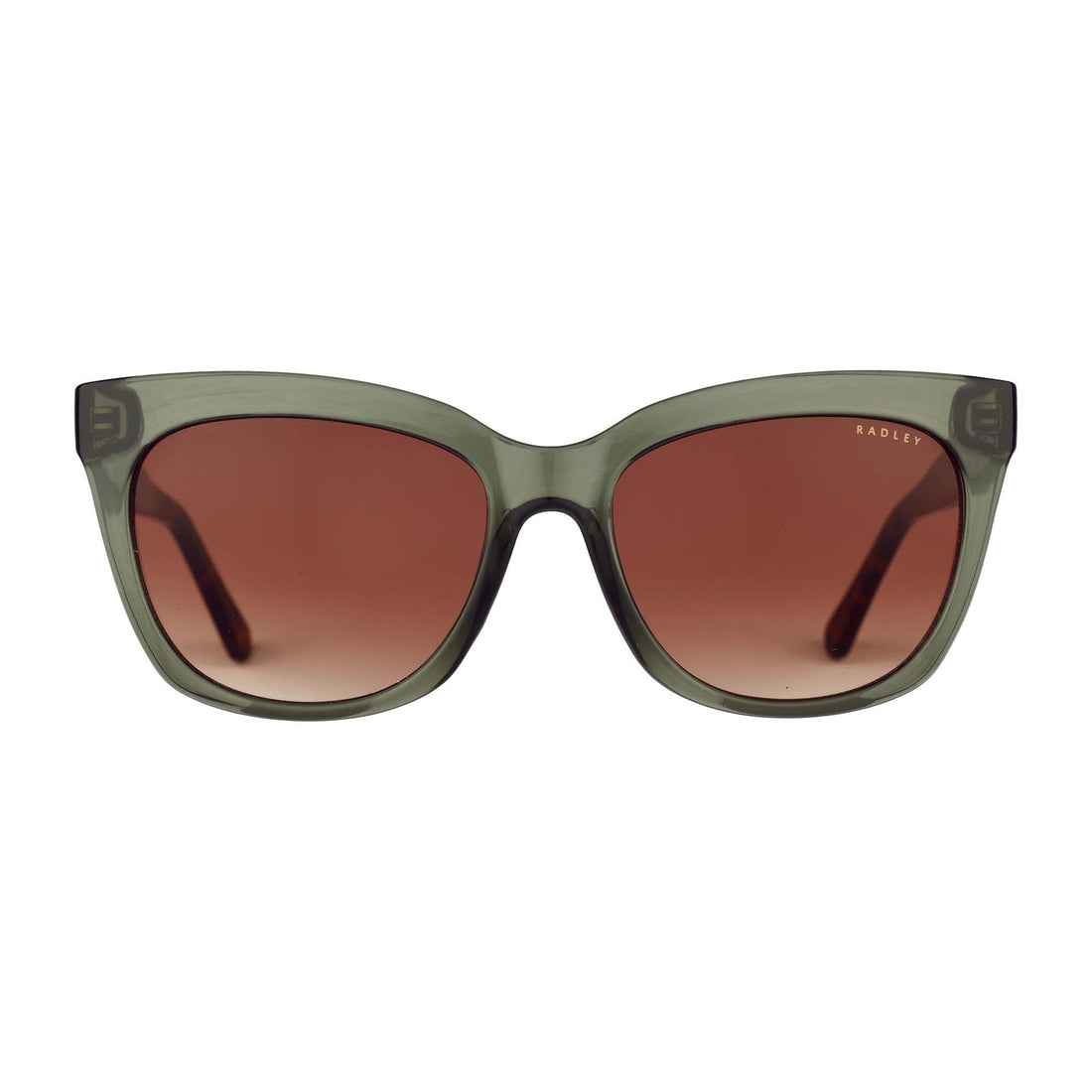 Radley Sunglasses Greenwich 107 Green Tortoise Brown Gradient