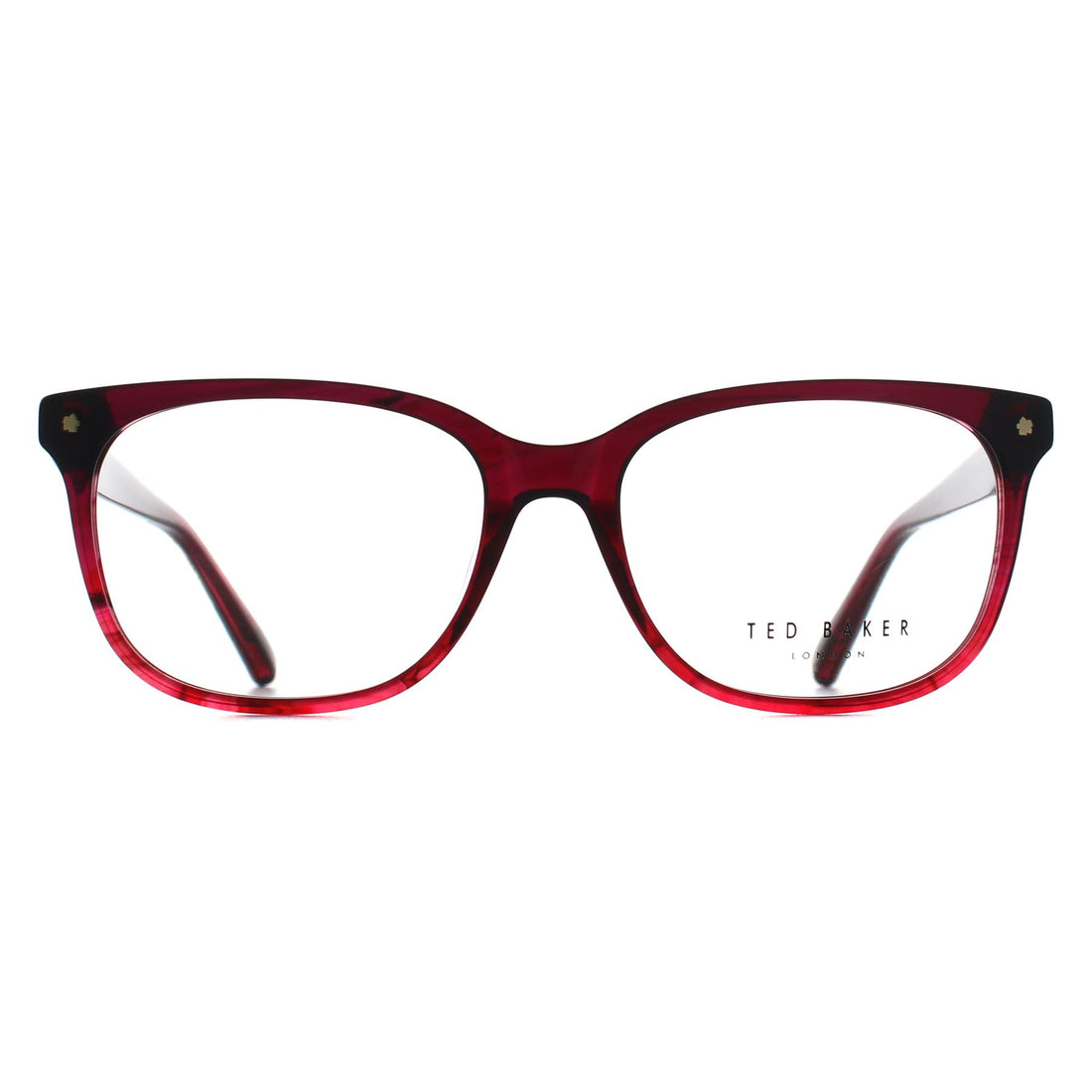 Ted Baker Glasses Frames TB9254 Annie 201 Crystal Purple Pink Horn Women