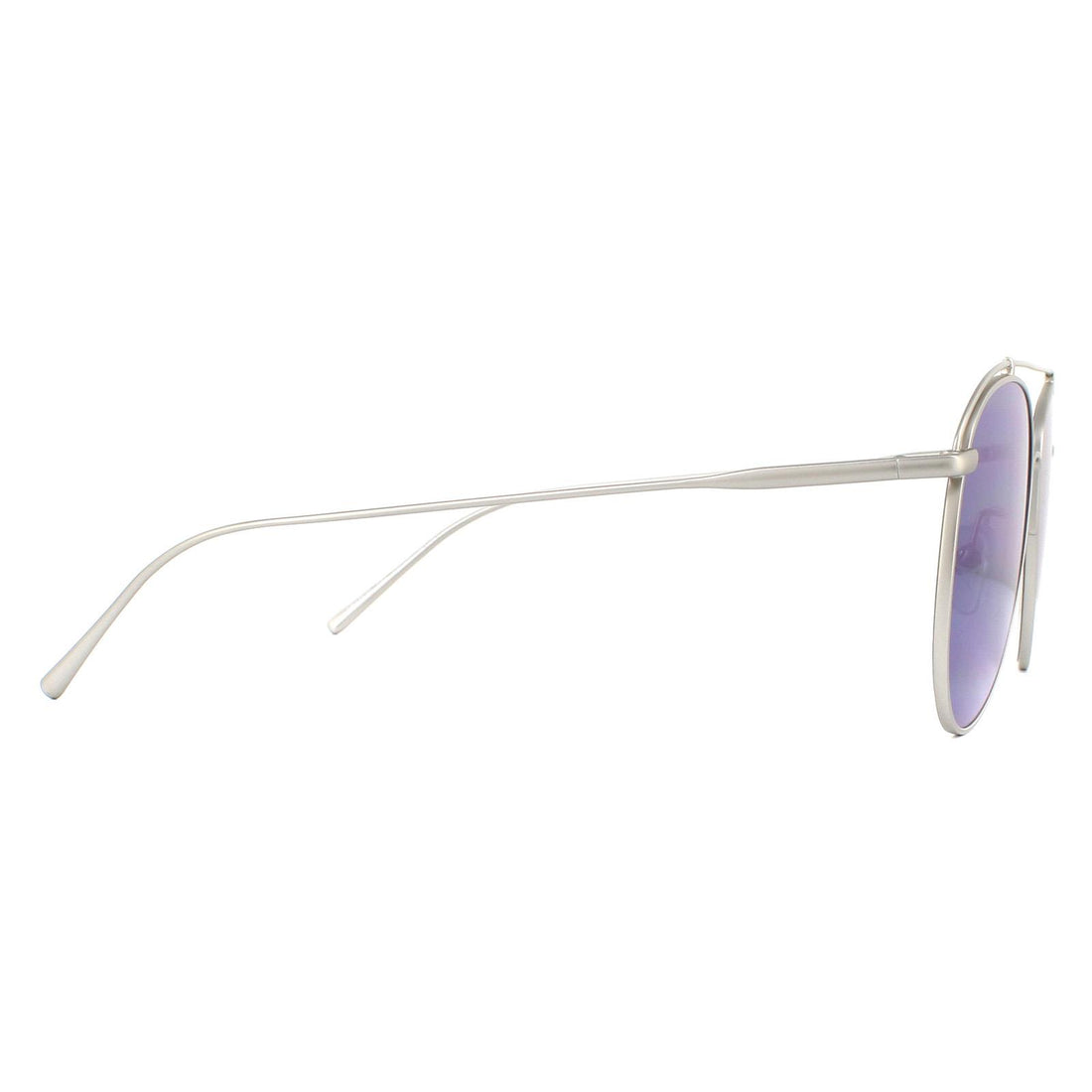 Calvin Klein Sunglasses 2163S 044 Matte Sliver Grey Solid Blue