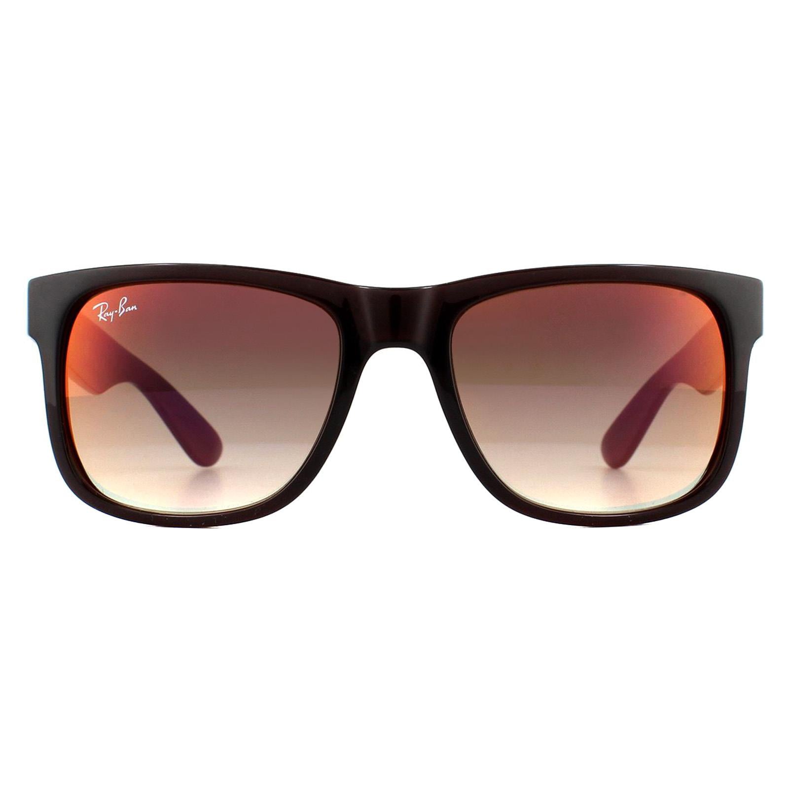 Sunglasses Justin 4165 714 S0 Brown Brown Gradient Mirror