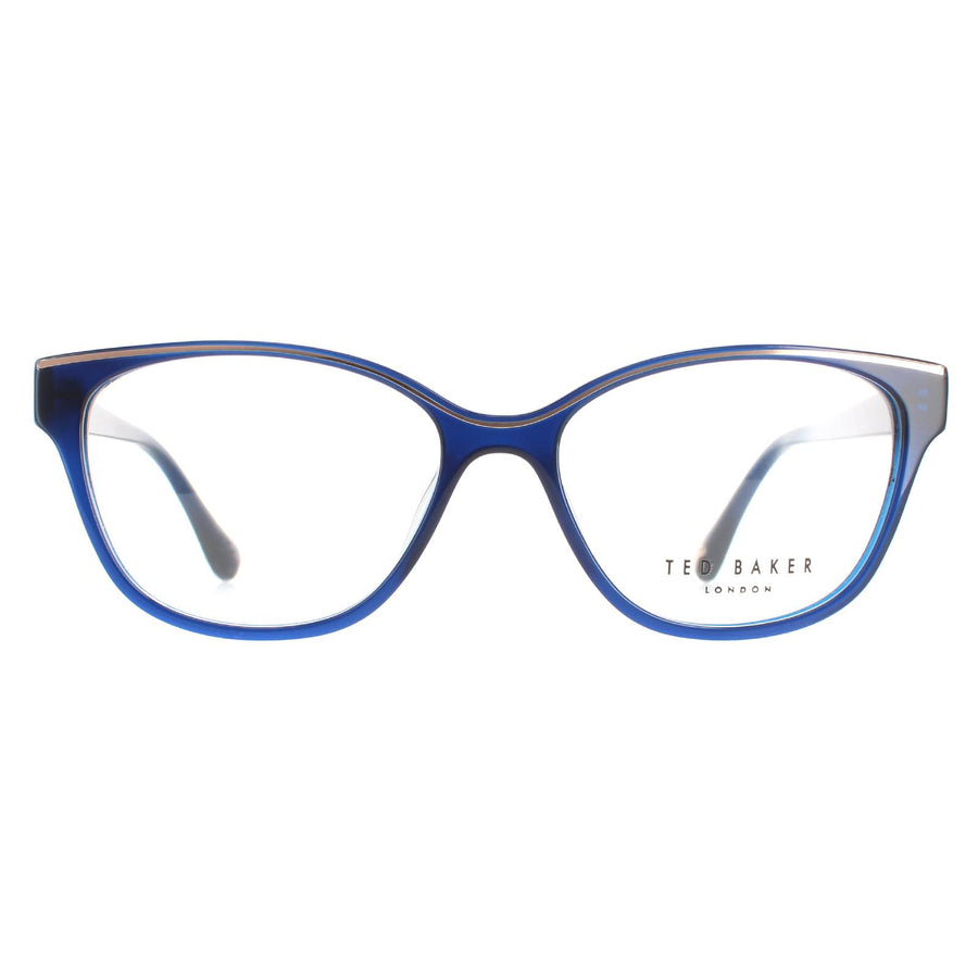 Ted Baker Glasses Frames TB9164 Regan 608 Blue Opal and Gold Women