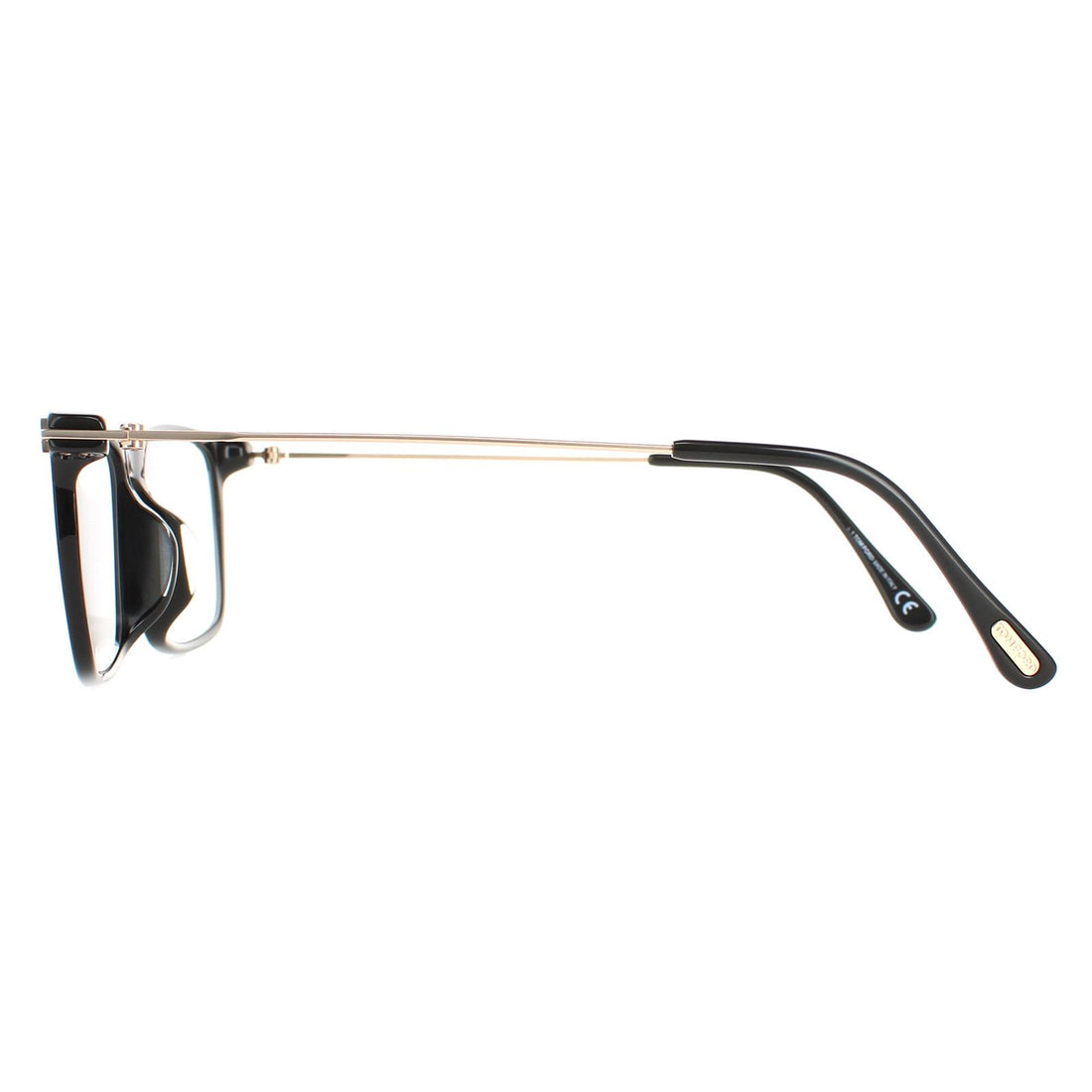 Tom Ford Glasses Frames FT5758-F-B 001 Shiny Black Men