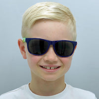 Smarty Sunglasses X2133 C Blue Neon Green Grey