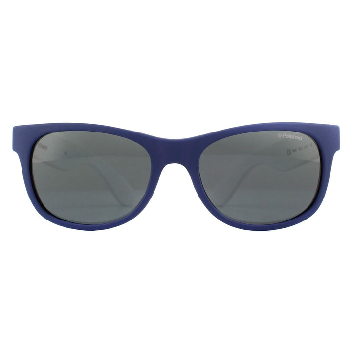 Polaroid Kids Sunglasses P0300 T6D Y2 Blue Camouflage Grey Polarized