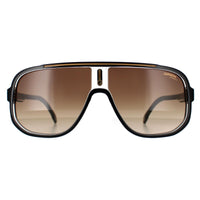 Carrera 1058/S Sunglasses Black Gold Brown Gradient