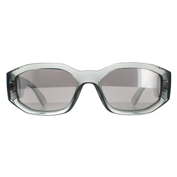 Versace Sunglasses VE4361 311/6G Transparent Grey Light Grey Silver Mirror