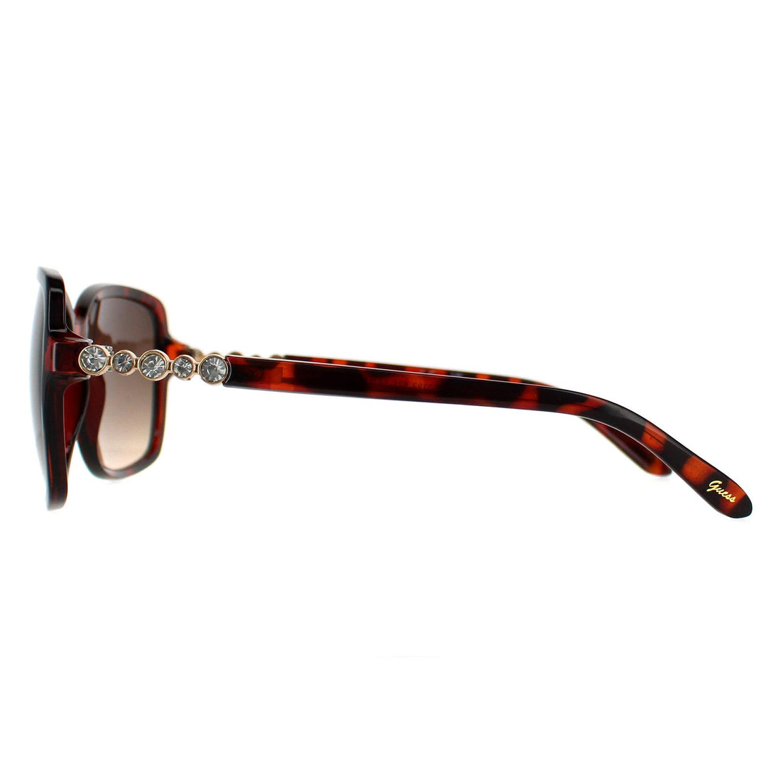 Guess Sunglasses GF0393 52F Dark Havana Brown Gradient