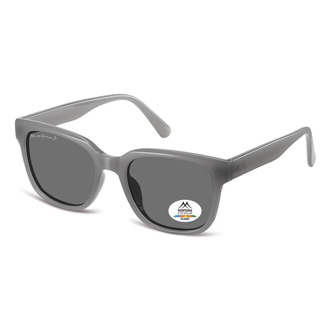 Montana Sunglasses MP54 C Shiny Grey Cream Grey Polarized