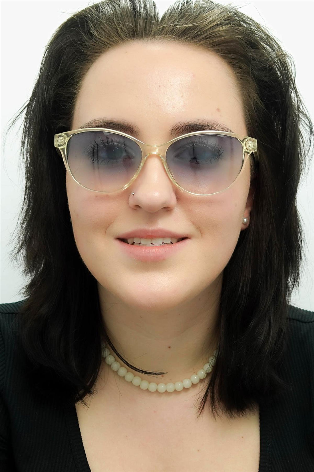 Calvin Klein Sunglasses CK20517S 740 Crystal Pale Yellow Yellow Gradient